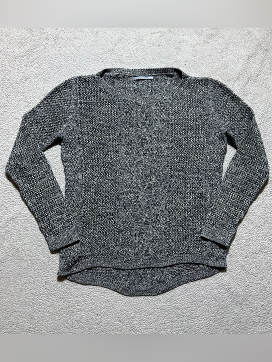 Rubbish Sweaters - Rubbish‎ Sweater Womens Small Gray Long Sleeve Knit Cotton Pullover Casual Top